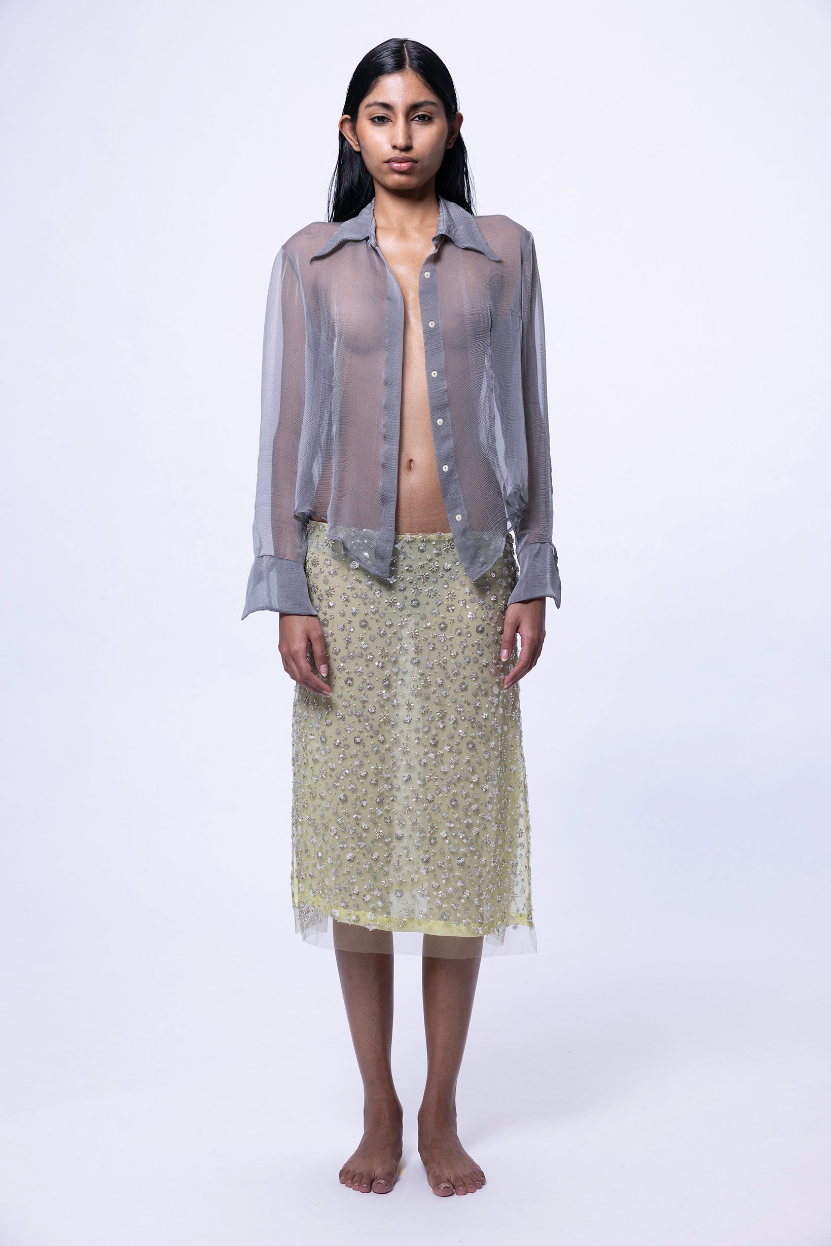 GALAXY skirt lime