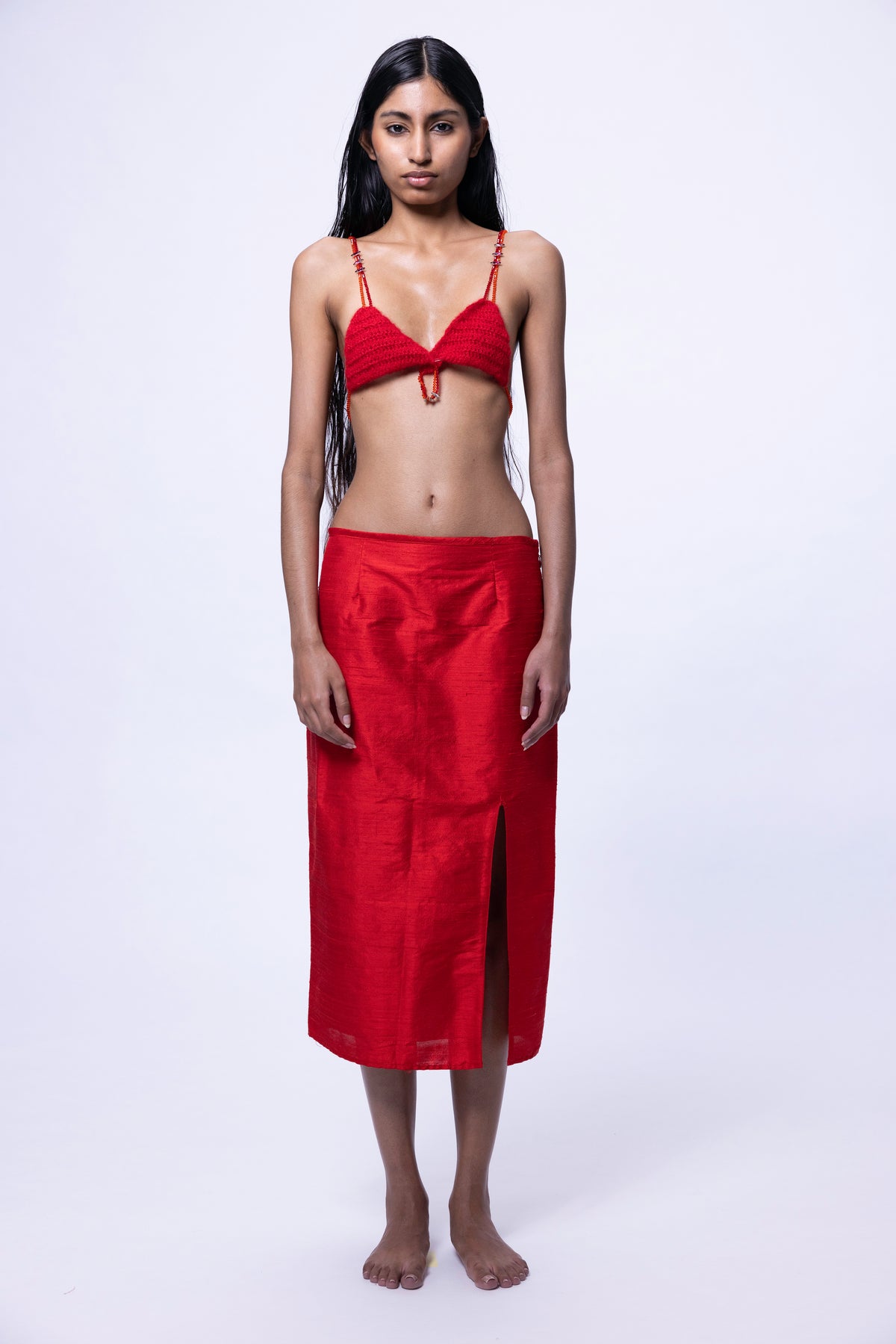 KALAM skirt red
