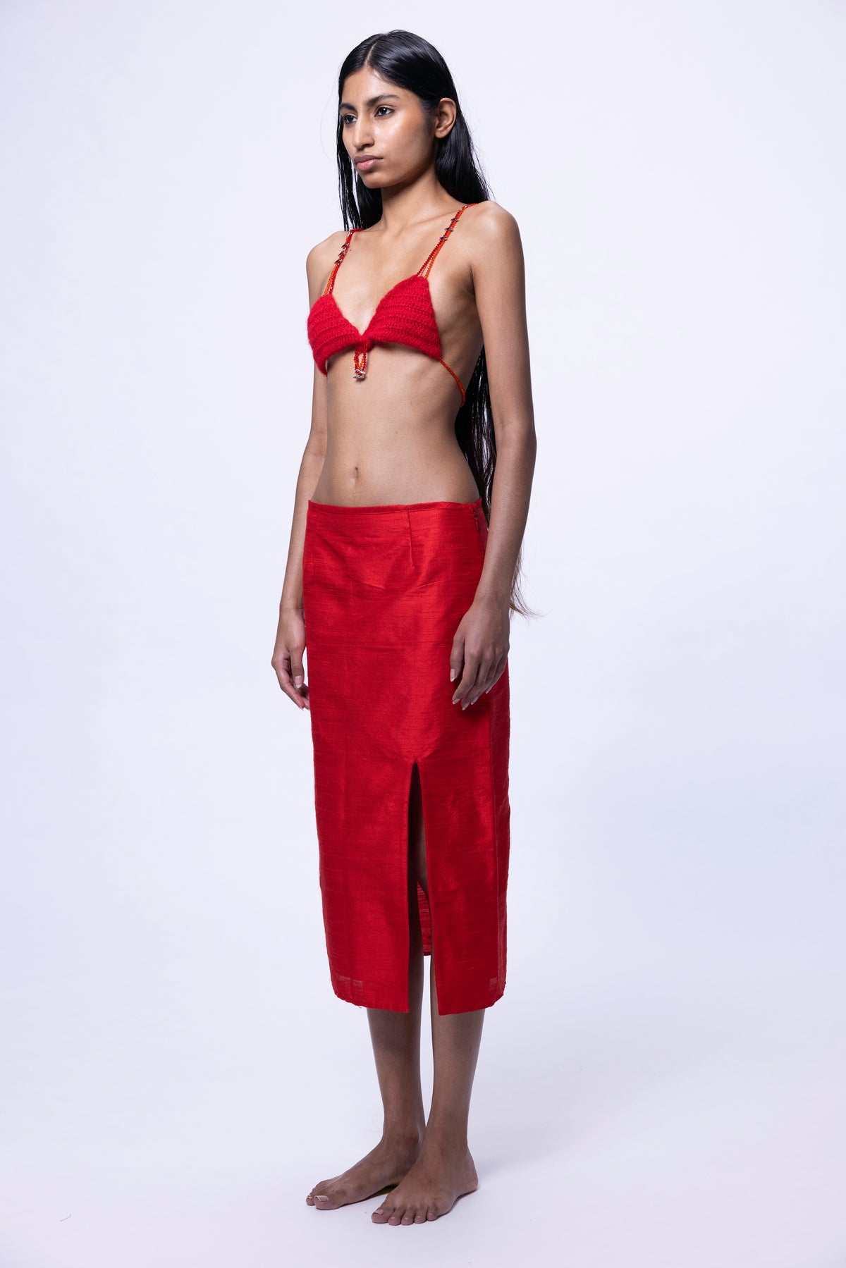 KALAM skirt red