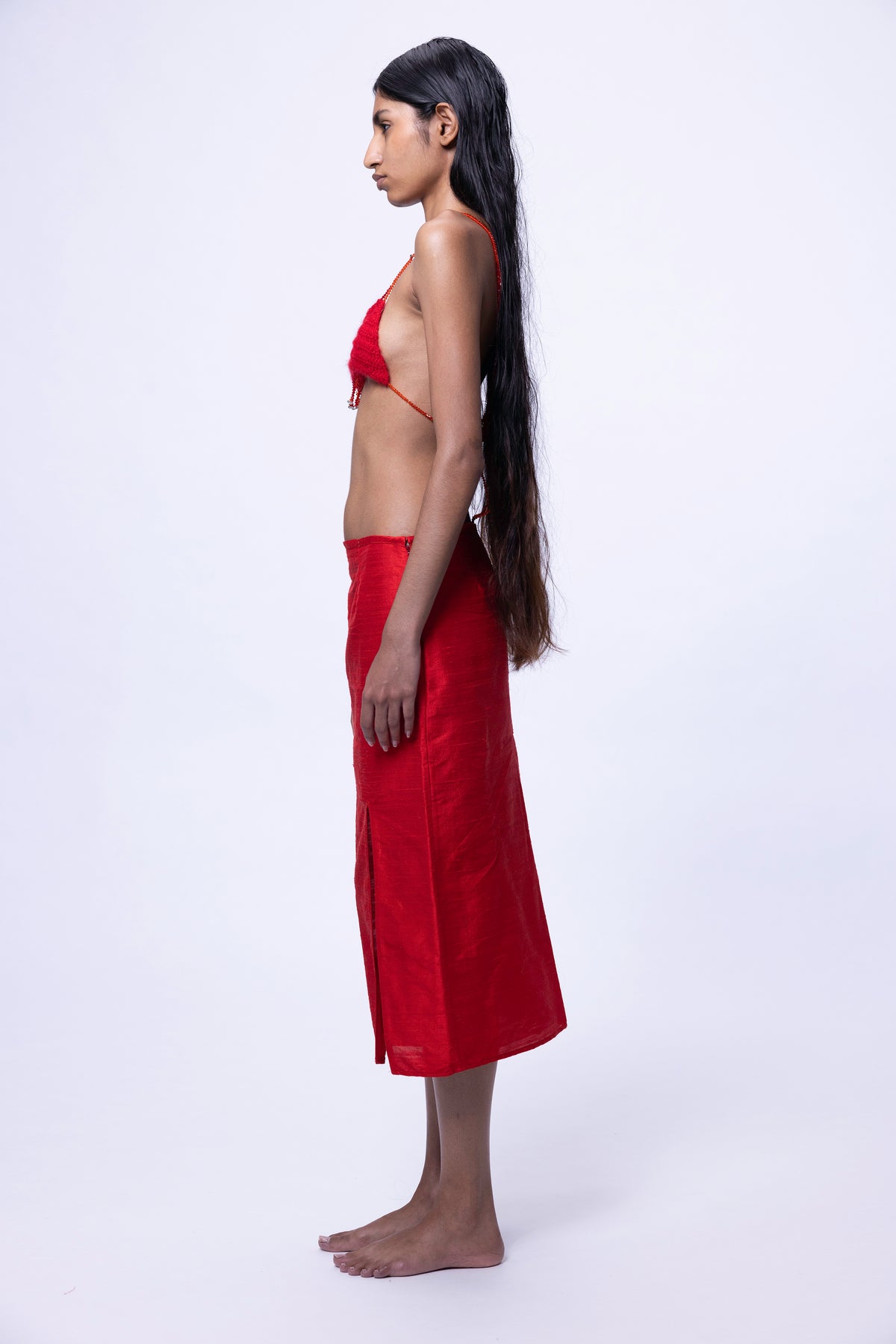 KALAM skirt red