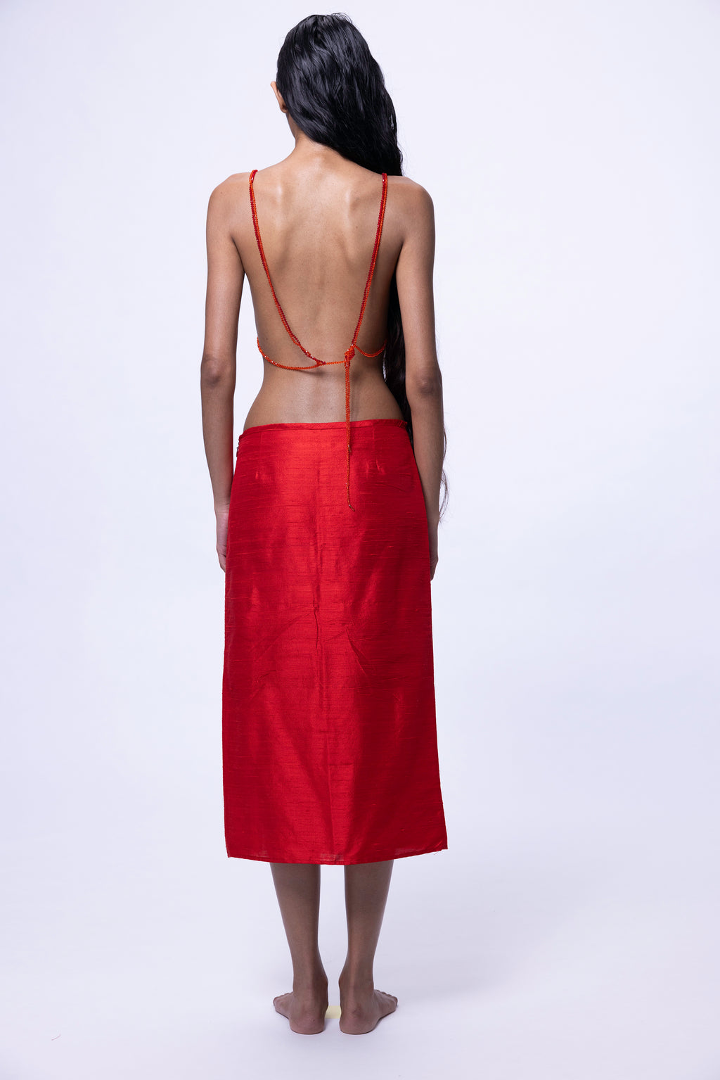KALAM skirt red