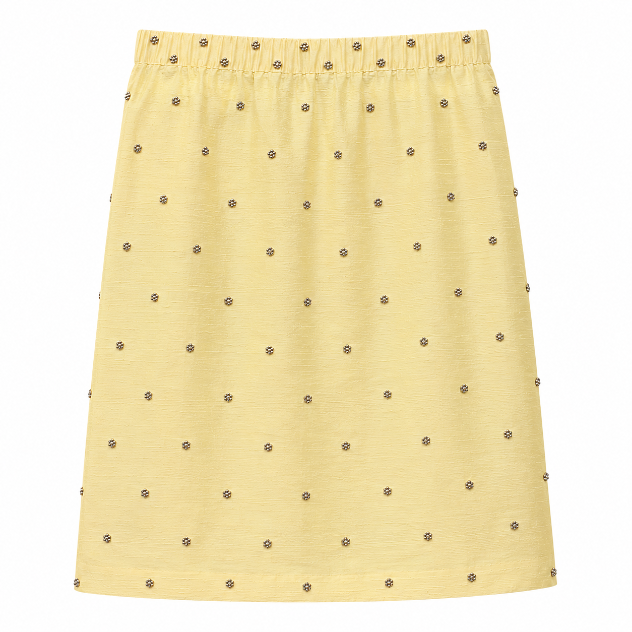 AGARAA embroidered skirt yellow