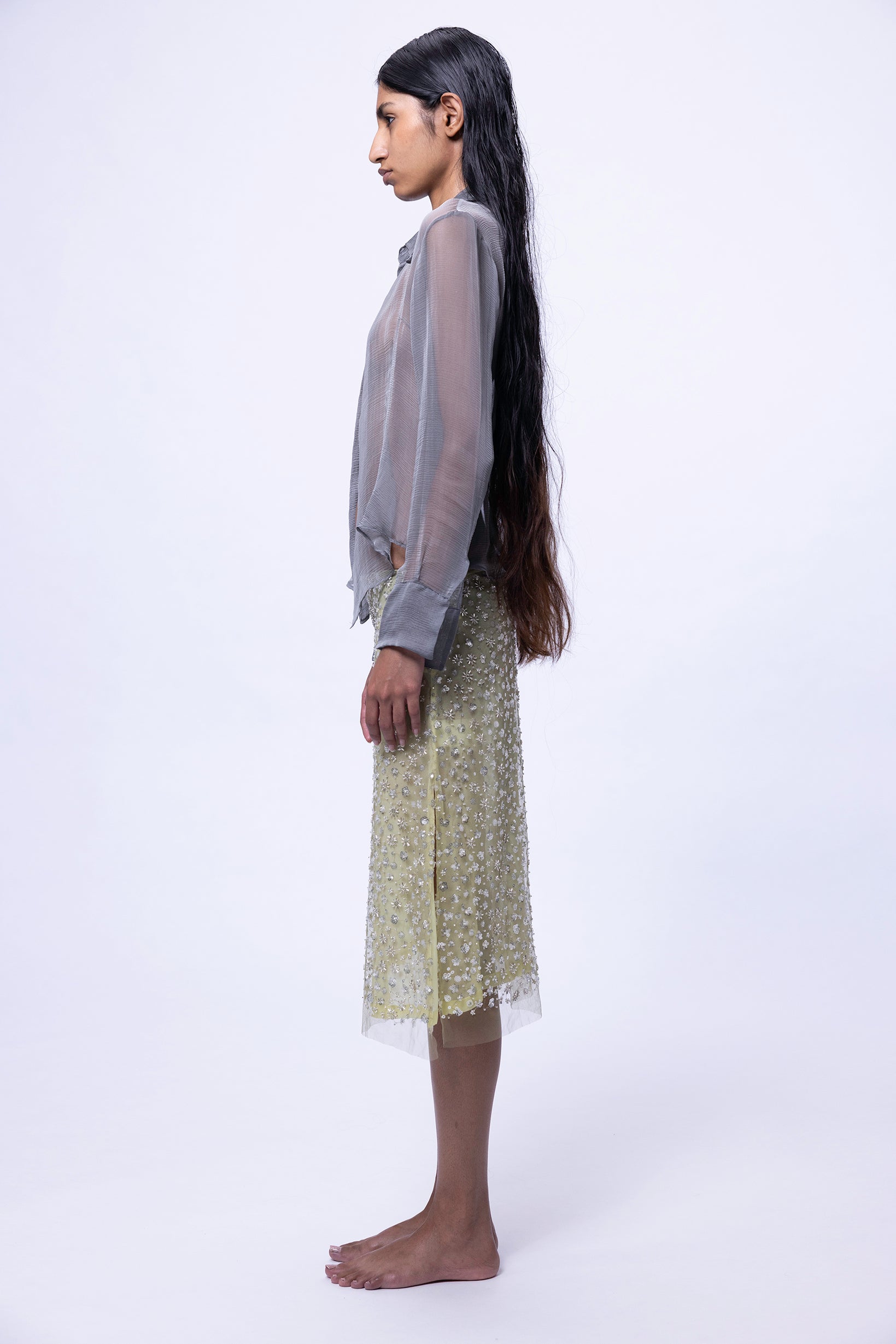 GALAXY skirt lime