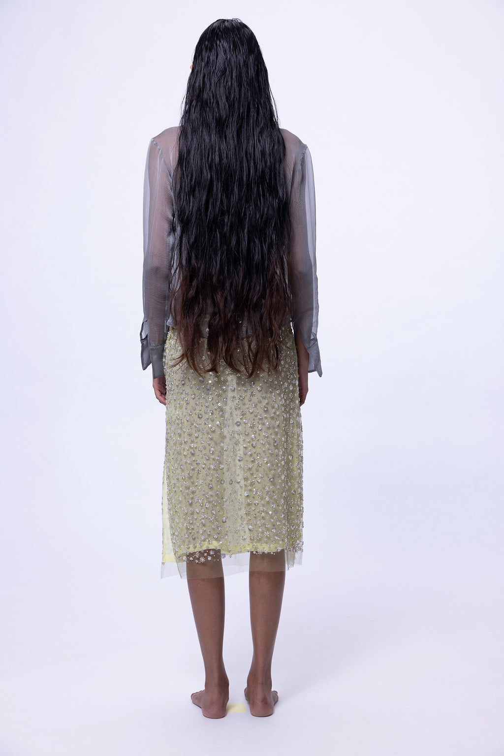 GALAXY skirt lime