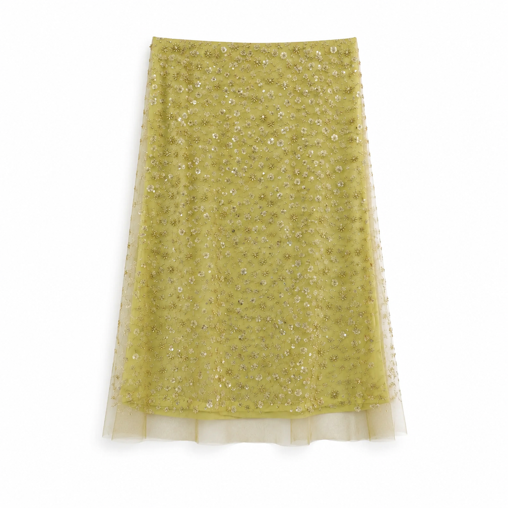 GALAXY skirt lime