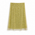 GALAXY skirt lime
