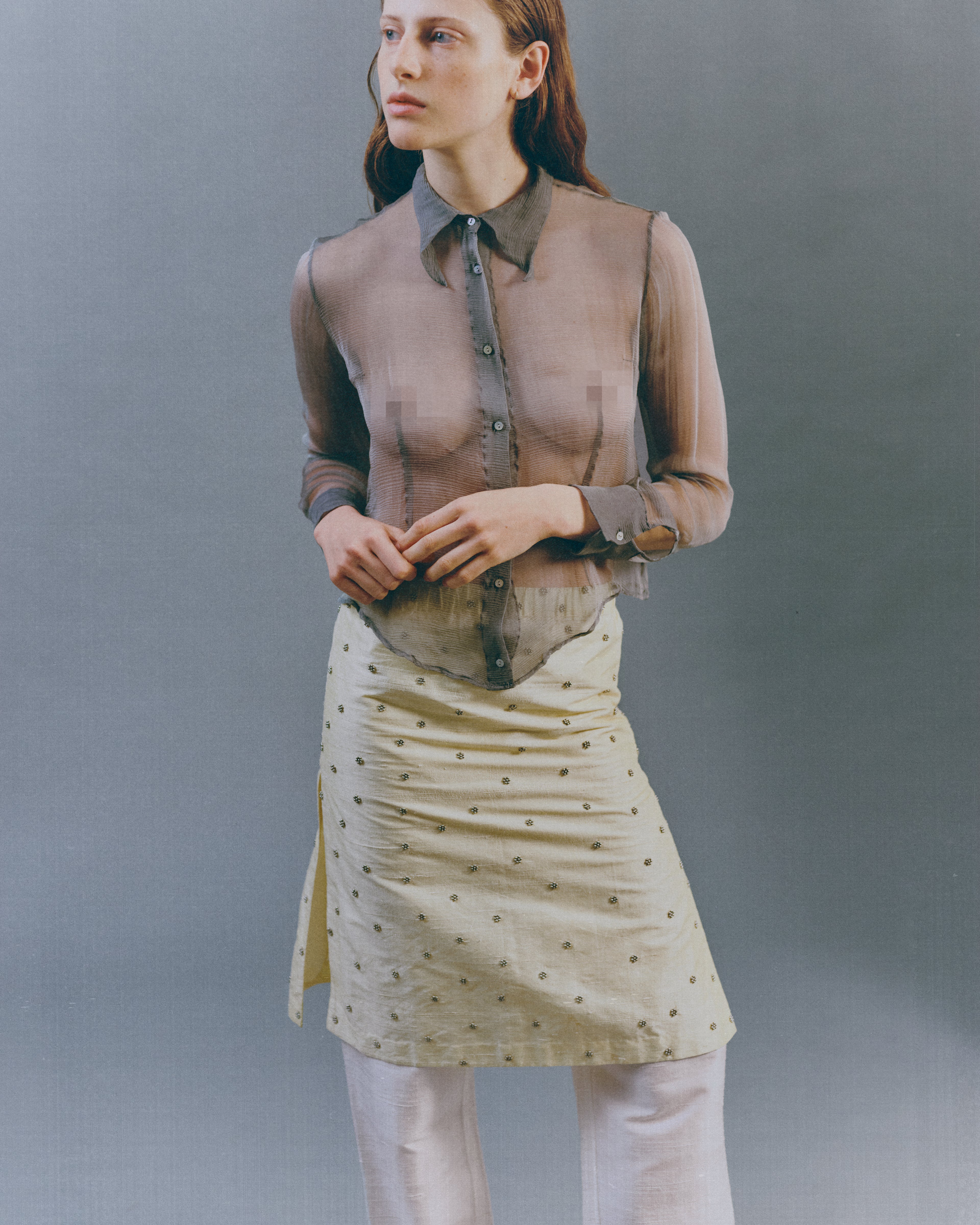 SHAROUKAN shirt grey