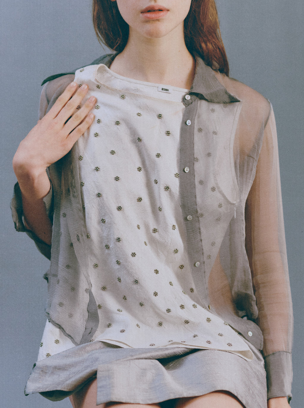 SHAROUKAN shirt grey