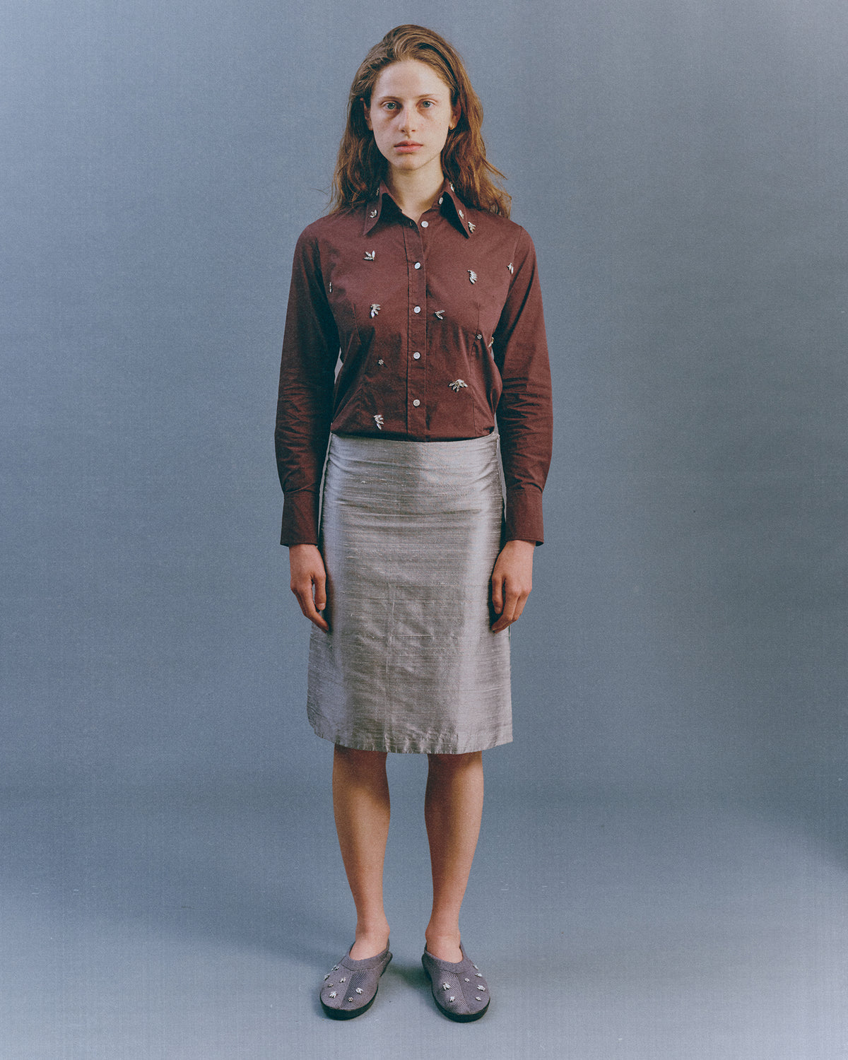 SHAROUKAN shirt embroidered