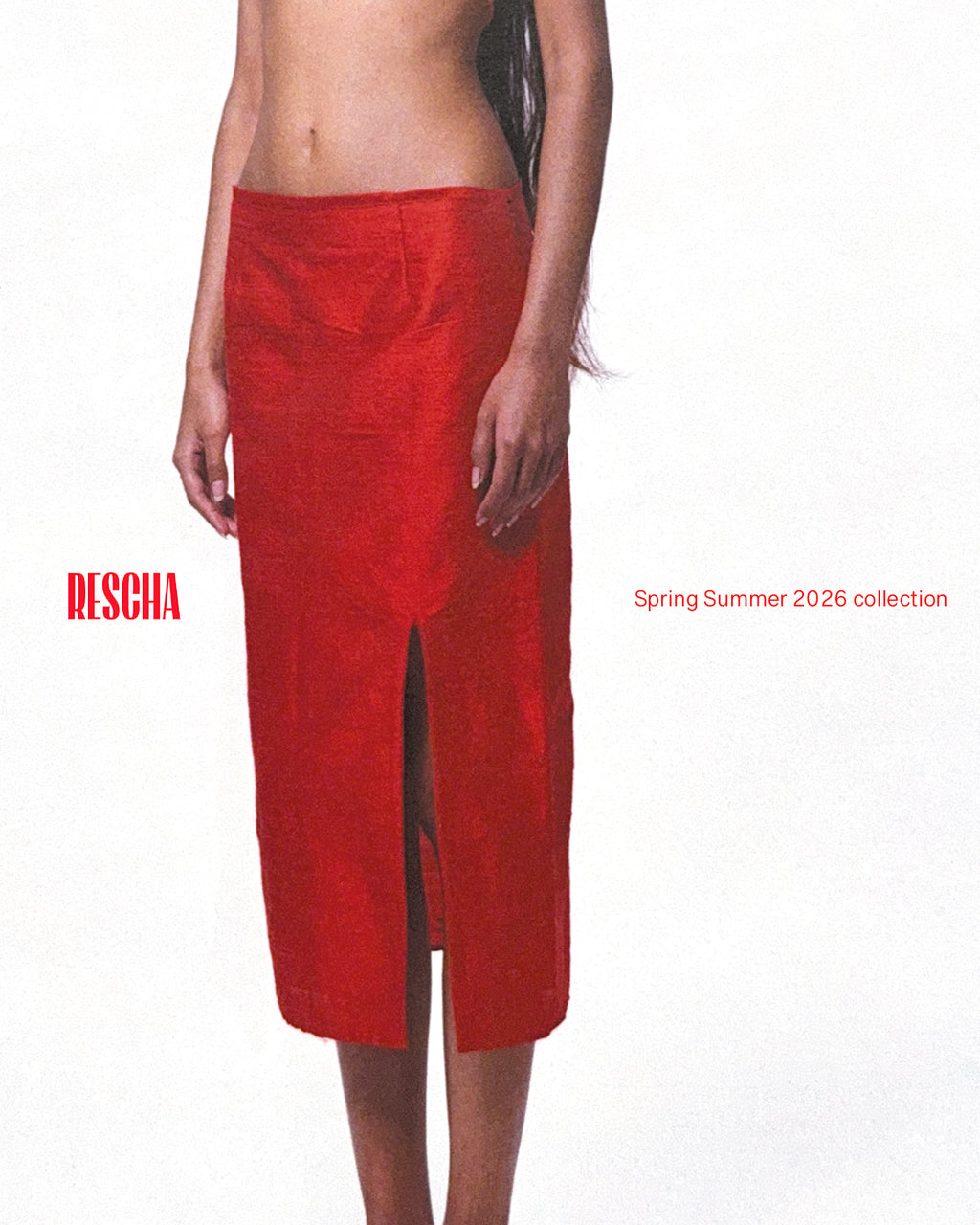 KALAM skirt red